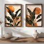 Wallity HUM105 Conjunto de 2 Cuadros Decorativos Multicolor